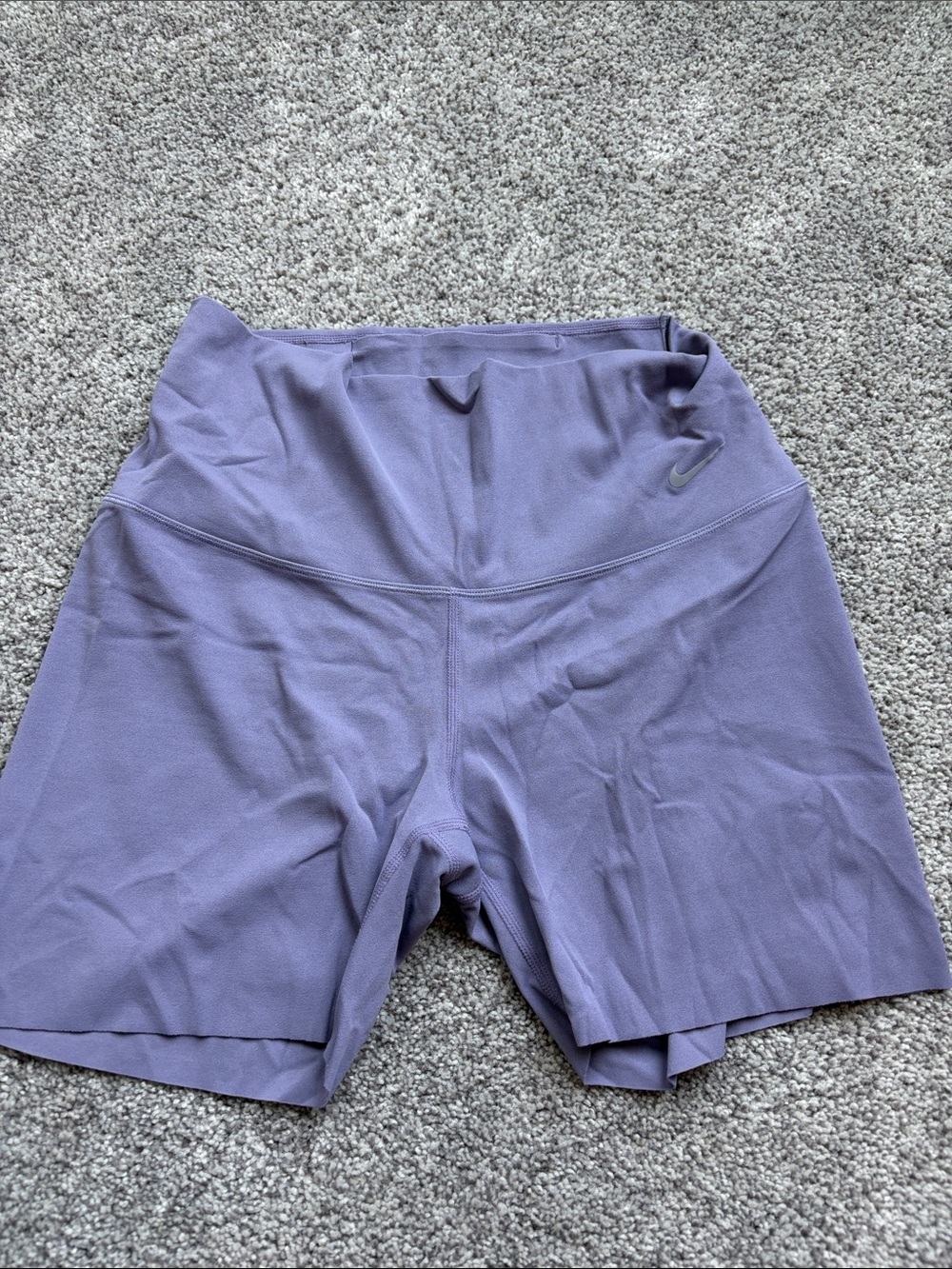 Nike Lavender High-Rise Bike Shorts